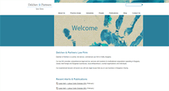 Desktop Screenshot of delchev-lawfirm.com
